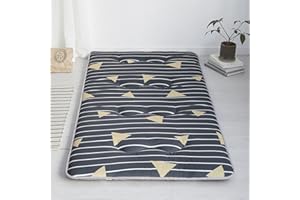 UE-MAOLU Mattresses, Thicken Floor Mattress Soft Folding Portable Mattress Double Single Japanese Futons, Japanese Tatami Roll Mat Foldable Queen Mattress (Color : A, Size : 100 * 200cm)