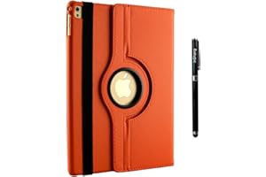 inShang Coque Compatible avec iPad Housse 9.7 Coque iPad 2018/2017/ air/air 2 Étui Case avec Veille/Réveil + Rotatif + Support Stylet
