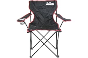 just be... Sedia Pieghevole Campeggio Portatile - Sedie Da Esterno Leggera - Sedia Comoda Adatta Per Giardino Spiaggia Pesca Camping E Concerto - Sedie Richiudibili Con Porta Bottiglie E Braccioli