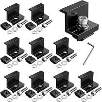 8x Solarpanel Halterung Endklemme Mittelklemme Befestigung Solarmodul 30/35/40mm