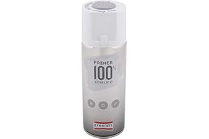 AREXONS PRIMER 100% ACRILICO Fondo Antiruggine Grigio Smalto vernice spray 400 ml, acrilico, resine di alta qualità, essiccazione rapida