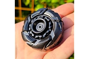 T-Conceal EDC Fidget Sliders Open Armor Kreisel Fidget Spielzeug Stress Relief für Erwachsene magnetische Metall (Black)