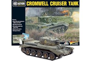 Warlord Games Cromwell Cruiser Tank de l'armée britannique – Modèle à l'échelle 1:56/28 mm en plastique pour action boulonnée Miniatures très détaillées de la Seconde Guerre mondiale