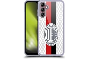 Head Case Designs Licenza Ufficiale AC Milan Away Kit per Stemma 2023/24 Custodia Cover in Morbido Gel Compatibile con Samsung Galaxy A14 5G