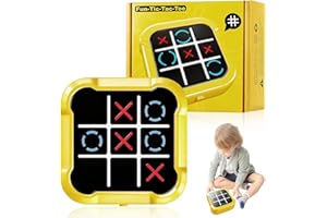 ONGNIUU Tic Tac Toe, Tic Tac Toe Morpion Electronique, 3 en 1 Smart Games Console de Jeux Portable, Jeu de Voyage Console Portables pour Enfant et Adultes