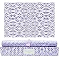 Lavender Scented Drawer Liners, Scent Paper Liners for Drawers, Dresser Shelf, Linen Closet, (6 Sheets)