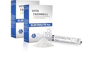 DPG DELNAVA PHARMA GMBH Vita Schnell Elektrolyte Sticks 40 Stk. – Optimale Elektrolyt Versorgung – Vegane, gluten- und laktosefreie Sport Elektrolyte – Made in Germany – Elektrolyte Pulver für schnelle Regeneration