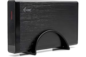 ‎I-TEC i-tec Externe Festplatte 1TB 3,5" USB 3.0 mit Netzteil für PC Laptop Xbox Ps4 Ps5 TV kompatibel mit Windows Mac Linux