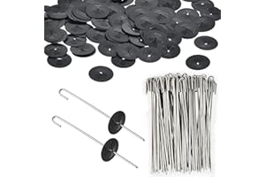 CENBEN 100 Packs Solar Panel Guard Clip, Animal Guard Fastener Clips, Solar Panel Wire Mesh Clips for Solar Panel Bird Wire Pigeon Fence, 25 mm