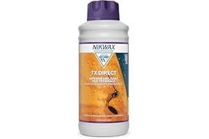 Nikwax Imperméabilisant TX.Direct 1L pour Articles de Plein air | Revitalise la respirabilité et la déperlance | Idéal pour Les Tissus en Gore-Tex & Sympatex