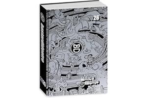 PRESTIGE & DELUXE Agenda compatibile con diario scuola Bastardidentro Miticamente Argento 2025-2026 f.to Standard 18x14 cm + Omaggio portachiave Fischietto e Penna colorata