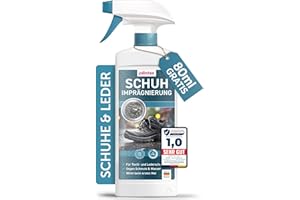 PLINTEX® Schuh Imprägnierspray 580ml - effektiv gegen Regen & Nässe - Schuh Textilien Imprägnierung 100% biologisch abbaubar - Schuhimprägnierung