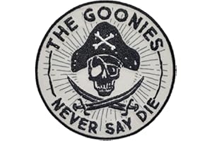 Ata-Boy The Goonies Never Say Die 3.5" Full Color Embroidery Iron-On Patch
