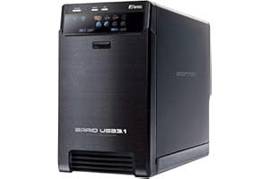 Fantec QB-X2U31R Noir 2 x 3,5 SATA Raid HDD USB 3.1