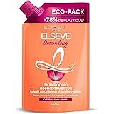 L'Oréal Paris Elseve Dream Long Shampooing Reconstructeur pour Cheveux Longs Abîmés Eco-pack