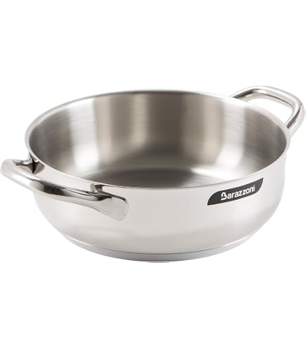 Casseruola Semifonda 28cm Casseruola Lagostina 28cm - Acciaio Inossidabile Con Fondo Triplo Lagostina 10740031728 Casseruola Semifonda - 8