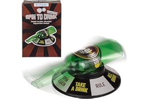 KENZIES DIRECT Spin to Drink Drinking Game Adult Novelty Mens Ladies Christmas Xmas Birthday Mothers Day Fathers Day Top Selling Gift Present