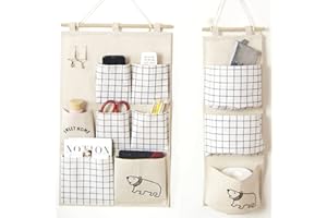 Arawat 2 St. Hängeorganizer Wand Organizer Hängend Bad Hängeaufbewahrung Tasche Tür Camping Aufbewahrungstasche für Schrank Badezimmer Kinderzimmer Hanging Türorganizer Hängekörbchen Utensilienhalter