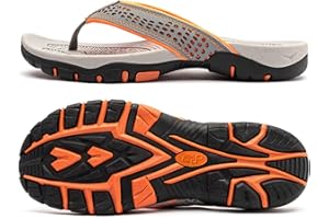 ChayChax Infradito Uomo Scarpe da Spiaggia e Piscina Antiscivolo Sandali Sportivi Pantofole Ciabatte da Mare Gomma Suola per Sostegno dell'Arco