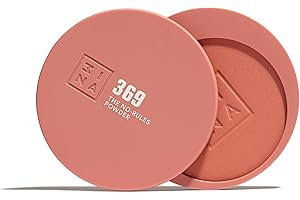3INA MAKEUP - The No-Rules Powder 369 - Rose brun - Poudre Compacte 3 en 1 Rose brun pour Yeux Lèvres et Joues - Poudre avec Acide Hyaluronique et Céramides - Formule Légère - Vegan - Cruelty Free