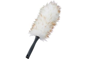 Unger Miotełka do kurzu StarDuster (z wełny jagnięcej, do usuwania kurzu z regałów, powierzchni, z uchwytem, bardzo elastyczna, nadaje się do drążka teleskopowego) LWDU0