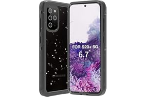 BDIG Custodia Impermeabile Samsung Galaxy S20 Plus, IP68 Certificato Waterproof Cover Slim Antiurto Antineve Antipolvere AntiGraffio Subacquea Caso Full Protezione Impermeabile Custodia per S20 Plus