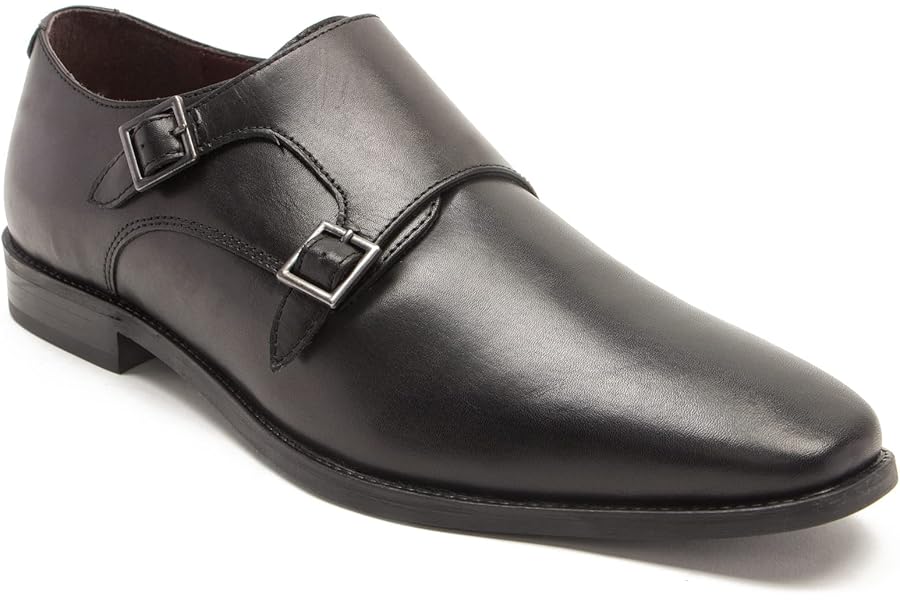 Thomas Crick Men's Fetz Twin Strap Monk Formal Shoe