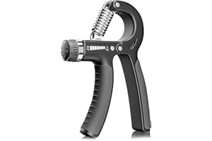 Live4gadgets Hand Grip Workout Adjustable Resistance Gripster (5-60kg),Hand Grip Home gym Equipment, Exerciser, Forearm Grip, Hand Squeezer, Hand Exercise, Gripper, Finger Strengthener Black