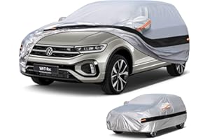 Holthly Autoabdeckung SUV Passend für VW T-ROC Volkswagen T-ROC Cabriolet(2017-2025) 10 Schichten Vollgarage Auto Abdeckplane 100% Wasserdicht Autoplane Outdoor Autogarage.