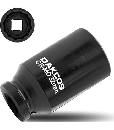 MIXPOWER Stecknuss 41 Mm – 1/2 Zoll Antrieb, CR-MO Stahl Für Radmuttern & Achsmuttern