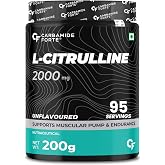 Carbamide Forte L Citrulline Malate - 200g | L Citrulline Supplement - 95 Servings | Unflavoured & Supports Endurance