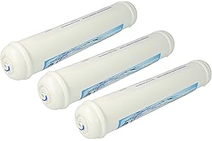 vhbw 3x cartuccia filtro per l'acqua compatibile con LG Electronics GW-L227HVQV, GWL227WLQA, GW-L227WLQK, GW-L227WLQV frigorifero side-by-side