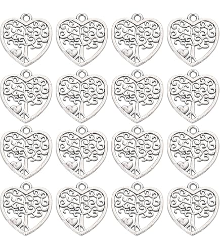 SUNNYCLUE 1 Boîte De 20 Pièces 5 Styles De Breloques Planète En Vrac Or