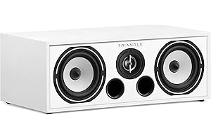Triangle - BOREA BRC1 Home Theater Center Lautsprecher - 2-Wege - Belastbarkeit 100W - Leistung 90 dB/W/m - Bassreflex - 485 x 176 x 274 mm - Weiß
