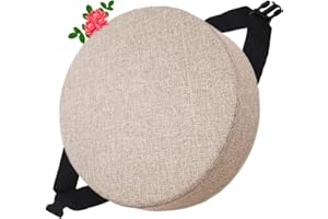 uyeoco Set di 4/2/1 Cuscini per Sedie rotondi,Cuscini rotondi per sedie da esterno/cucina/ufficio diametro 30/35/40/45/50cm (Color : 4#, Size : 40x40x5cm)