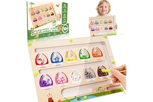 Tsokize Giochi Montessori 2 3 4 5 Anni, Magnetico Labirinto Giochi Bambini 2-5 Anni Regalo Bambina 2-5 Anni Giocattoli Bambini 2-5 Anni Gioco Educativo Giochi Bambini 2-5 Anni Bambini Puzzle 2-5 Anni
