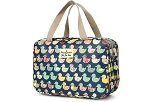 wordmouk Neceser de Viaje para Cosméticos Portátil Grande Neceser Maquillaje Organizador, Bolsa de Aseo, Bolsa de Cosmeticos Almacenamiento Impermeable, Estuche Maletin Maquillaje para Mujer Niña