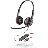 Plantronics Blackwire 3220 Stereo Corded UC Headset With USB Connectivity