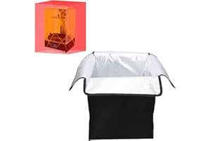 Jeanoko Accessoire Ignifuge en Feuille d'aluminium pour imprimante 3D Elegoo Saturn Anycubic Photon Mono X