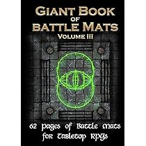 Epic Forge Buch Spielbrett: Dungeons - A3 Format (305x420 Mm) Mit 30 Kampfkarten