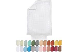 P'tit Basile - Funda nórdica para edredón - 100x140 cm - Mini Estrellas - 100% algodón orgánico 57 Hilos/cm2 - Saco nórdico para Cuna Cama de bebé o niños pequeños