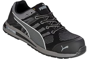 PUMA Elevate Knit Black Low, PU643160-43, Chaussure d'athltisme Mixte, Nero Grigio, 43 EU Mixte