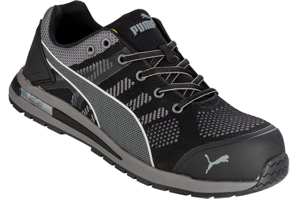 Puma Elevate Knit Black Low Puma PU643160-43, Chaussure d'athltisme Mixte, Nero Grigio, 43 EUMixte