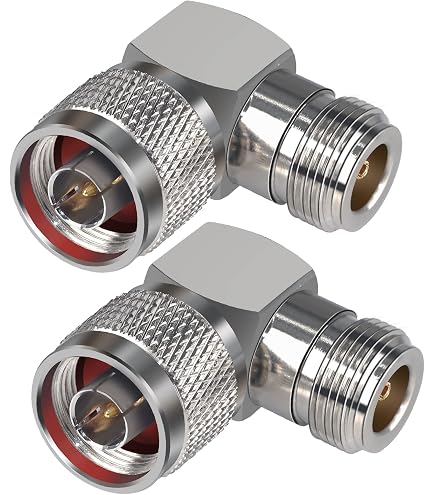 N-Buchse Auf N-Buchse Adapter – 4-Loch-Flansch, Vernickelt, 50 Ohm, 2 Stück, Für WLAN & Antennen