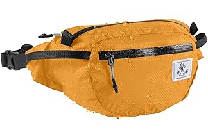 4Monster Foldable Waist Bag with Adjustable Strap, Portable Bum Bag Super Lightweight, Water Resistant Fanny Pack for Men Women Outdoor Hiking Running Travel Camping Sport