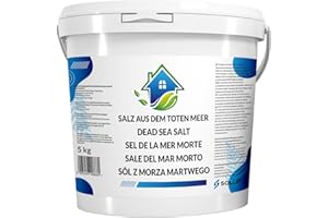 SOLUP Totes Meer Badesalz 5 kg Eimer naturrein Badezusatz für Fußbad I wohltuend bei Hautirritationen