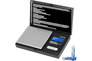 Vinabo Bilancia Precisione 700g/0.01g, Portatile Bilancino per Gioielli, Bilancia di Precisione 0.01g,Digital Pro Pocket, con Display LCD e 7 Unità, Funzione Tara, per Cucina Cucinare, Caffè, Farmaci