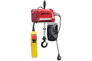 CROSSFER Palan électrique à chaîne avec chaîne 3M et capacité de charge de 150 kg BDH-150