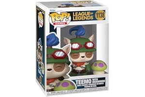 Funko Pop! & Buddy: League of Legends - Teemo with Mushroom - Figurine en Vinyle à Collectionner - Idée de Cadeau - Produits Officiels