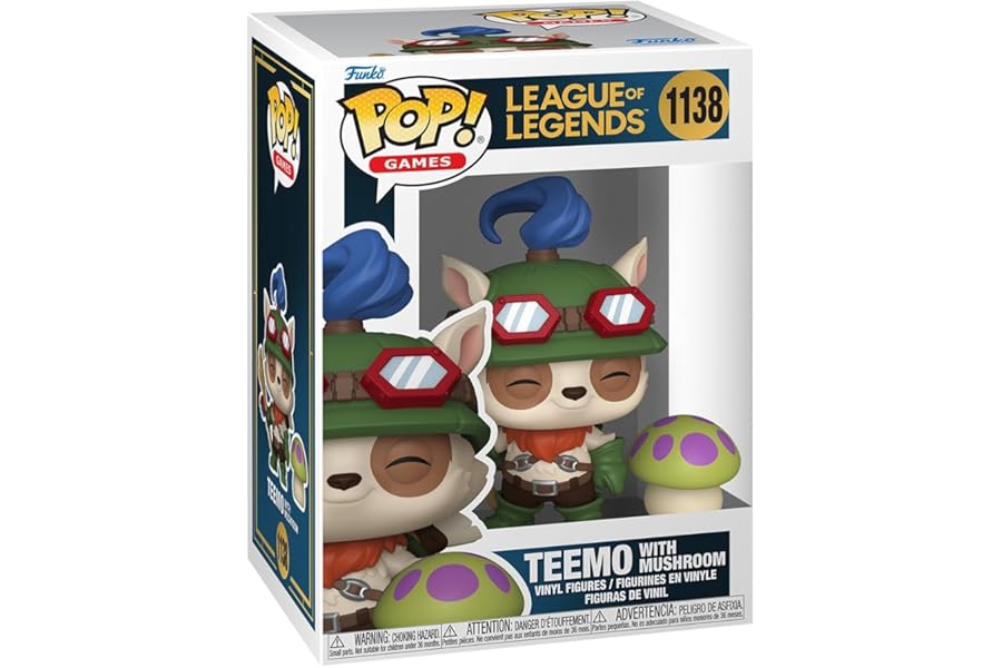 Funko POP! & Buddy: League of Legends- Teemo with Shroom - Collectable Vinyl Figure - Gift Idea - Official Merchandise - Toys For Kids & Adults - Model Figure for Collectors and Display